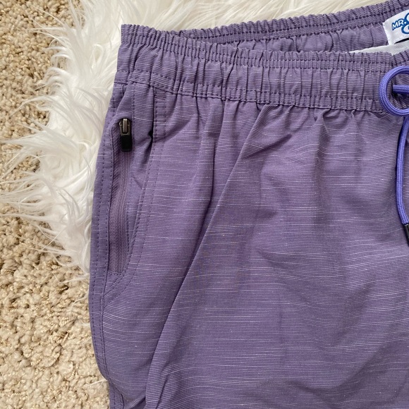 {Mr. Swim} Side Striped Volley Swim Trunks in Lavender - Men’s XXL - NWT - Picture 5 of 10